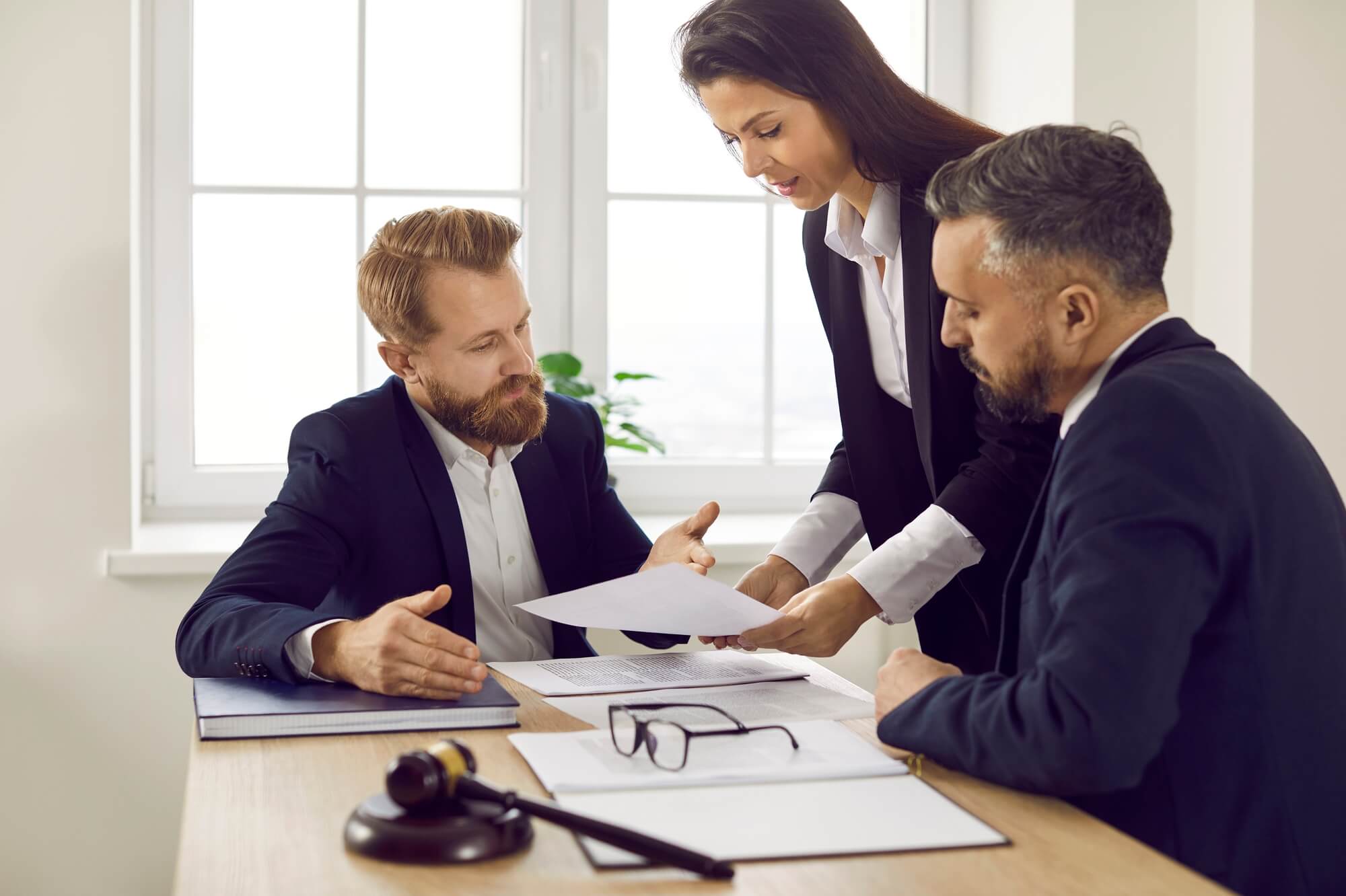 Attorney Giving a Consultation
